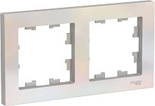 Рамка универсальная Systeme Electric AtlasDesign 2-м. жемчуг картинка